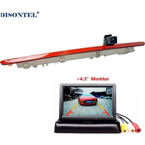 HD Car Rear View Brake Light Backup Camera for Mercedes Benz Vito 2016 2017 With 4.3" LCD Monitor Parking Assistance