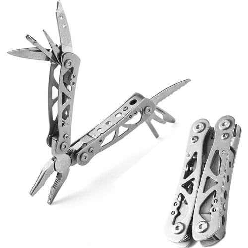 Outdoor Camping Survival Tools Multi Tool Pliers Versatile Repair Folding Screwdriver Stainless Steel EDC Gear Hunting Hiking