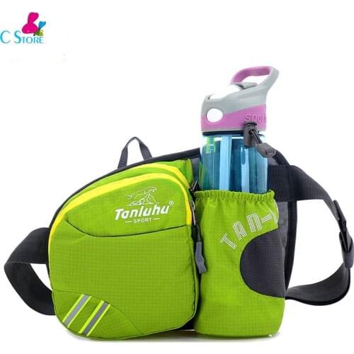Men Women Lightweight Running Bag Outdoor Sports Camping Hiking Kettle Waist Pack Mobile Phone Hip Bag Hydration Belt