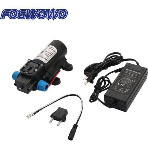 DC12V 60W Miniature Diaphragm Pump DC 12V-6A Adapter Irrigation Misting Nozzles Humidify Car washing Self-Priming Booster Pump