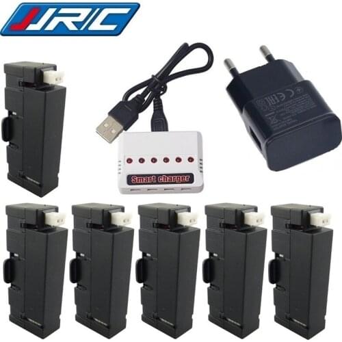 Original JJRC H37Mini Battery with 6in1 Charger 3.7V 400mAh 25c Lipo Battery for RC H37 MiNi Helicopter Quadcopter Spare Parts