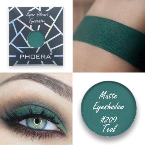 PHOERA 12 Color Natural Matte Eye Shadow Monochrome Mini Waterproof Palette Eyeshadow Makeup Beauty Cosmetic maquillage TSLM1