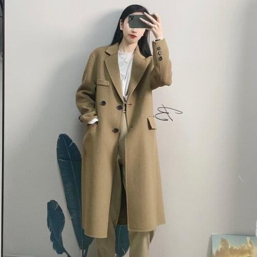 Женские кашемировые пальто QEWSDRFG China At AliExpress