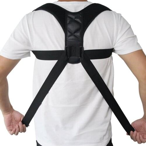 Adjustable Spine Posture Corrector Back Support Shoulder Back Posture Correction Belt Postural Brace Fixer Tape