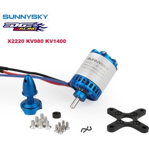 SUNNYSKY X2220 III 980KV/1400KV Brushless Motor for Fixed - Wing 3D RC Drone Helicopter Airplane Parts Accessories