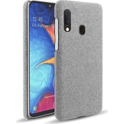 Cloth Cases For Samsung Galaxy A20E Case 5.8 inch Slim Retro Cloth Hard Phone Cover For Samsung a20e SM-A202F/DS Coque Capa