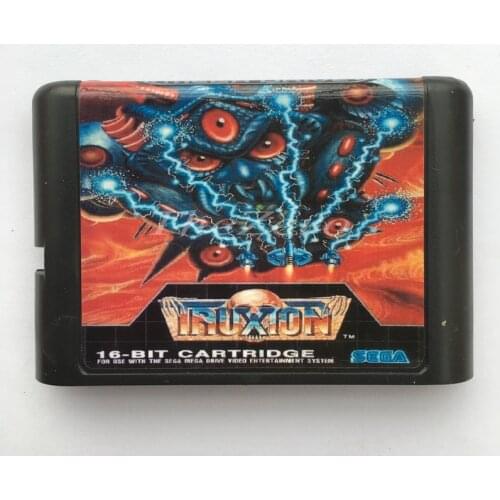 Truxton EU/JAP Shell for 16 bit Game Card for Genesis System for Sega Mega Drive