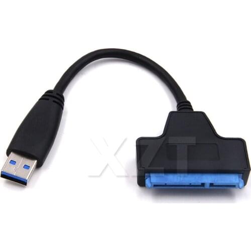 USB 3.0 to SATA 3 22 Pin Adapter Cable 2.5 Inch Hard Disk Driver External SSD HDD Adapter Cable Converter Super Speed Sata III