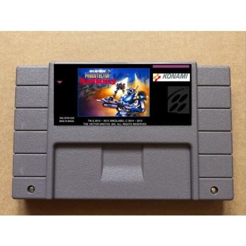 SUPER PROBOTECTOR ALIENS USA -NTSC version 16 bit 46 pins video games