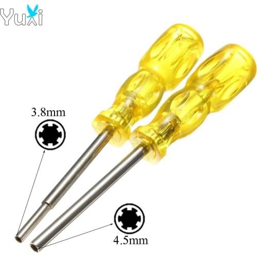 YuXi 3.8mm 4.5mm Screwdriver Bit Security Tool for NES SNES N64 For Nintend Repair Accessories