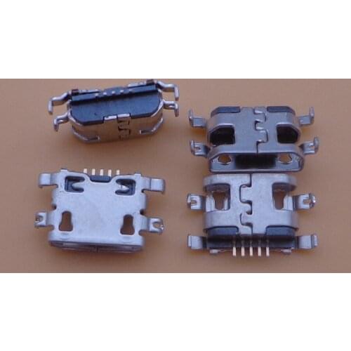 2pcs Micro mini usb Charge jack Connector charging port socket plug dock for Fly IQ4502 Quad Era Energy 1 IQ4511 Cell Phones