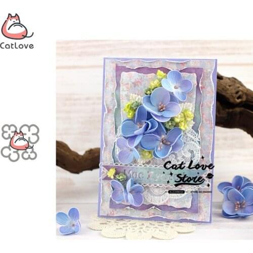 4PCS Flower Series Metal Cutting Dies Scrapbooking Stencil Decorative Craft Embossing Die Cuts Card Making New Dies For 2019