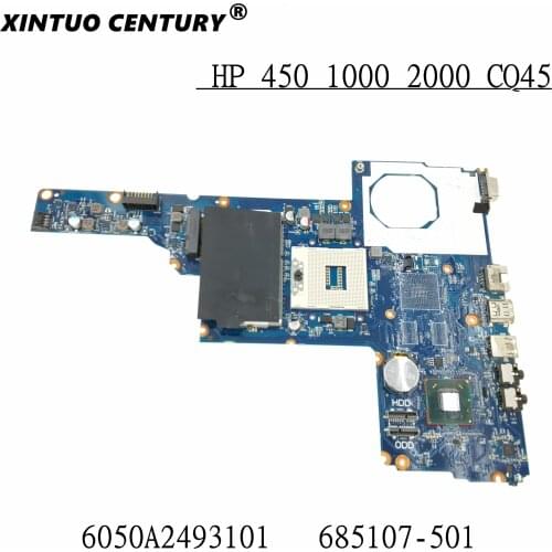 685107-501 685107-001 For HP 450 1000 2000 CQ45 TPN-I105 Laptop Motherboard 6050A2493101-MB-A02 HM75 DDR3 100% tested working