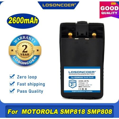 BP-62LH 2600mAh Battery For TYT KENWOOD Radio TH-F5 Turbo Linton LT-6200 LT-6100 Plus SMP808 SMP818 WEIERWEI VEV V8 V6 MYT-400