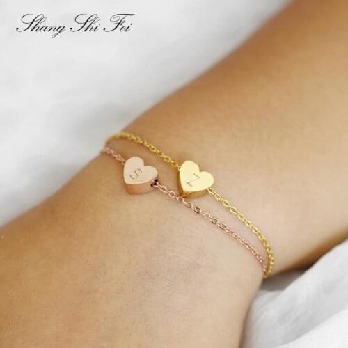 Flower Girl Name Letter Bracelet Child Initial Anklet Necklace Baby Jewelry Gift Charms