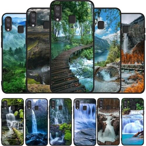 Waterfall Natural scenery phone Case For Samsung A10 A20E A30 A40 A50 A60 A70 M10 M20 M30S M40 A01 A21 A31 A51 A71 4G Cover