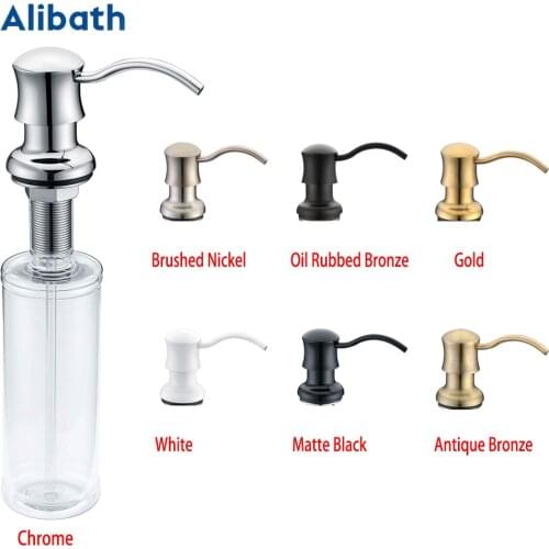 Kitchen Sink Soap Dispenser Brass Head Bathroom Soap Dispenser Manually Press Soap Dispenser Kitchen Accessories