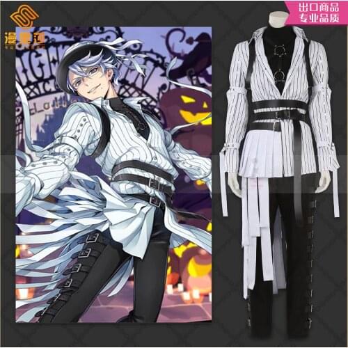 Game Twisted Wonderland HEARTSLABYUL Azul Jade Floyd Halloween Uniforms full set