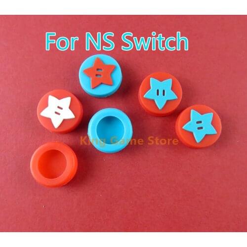 200pcs/lot For NS Nintend Switch Thumb grips Caps Poke Ball Silicone Non-slip Thumb Grip For Pokeball Handle Button Cap