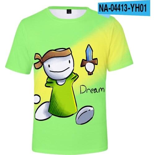 Hot Sale fashion kpop 3D Dreamwastaken T-shirt Men girl Clothes Casual Kids t shirt Summer Hip Hop Boys Girls Tee Shirts Top