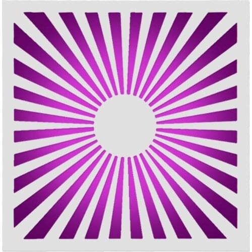 Hote Sale Ball Star light scrapbook stencils spray plastic mold shield DIY cake hollow Embellishment printing lace ruler