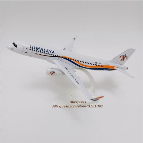 NEW 20cm Alloy Metal Air China Himalaya Airlines Airbus 320 A320 Airways Airplane Model Plane Model Aircraft Kids Gifts