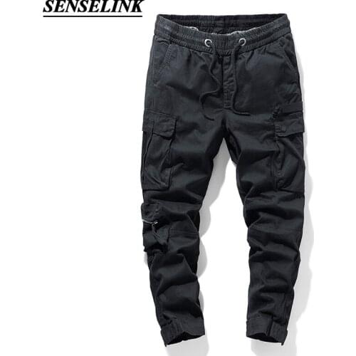 2020 Mens Spring summer Camouflage Cargo Pants Elastic Multiple Pocket Male Trousers Outdoor Joggers Pant Plus Size Pants Men
