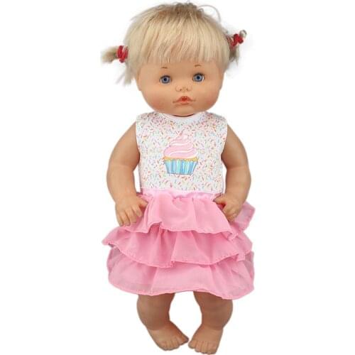 New Arrival Dolls Dress Fit For 41cm Nenuco Doll 17 Inches Baby Girl Doll Clothes