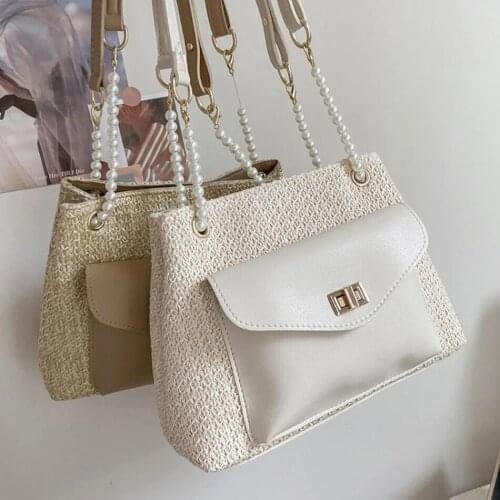 Weave Large Crossbody bag 2021 Summer New High-quality Straw Womens Designer Handbag High capacity Shoulder Messenger Bag