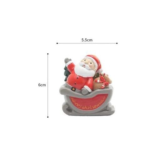 Santa Claus Silicone molds for cake decoration 3D Father Christmas candle mold Christmas Praty Cakes Baking Tools Bakeware