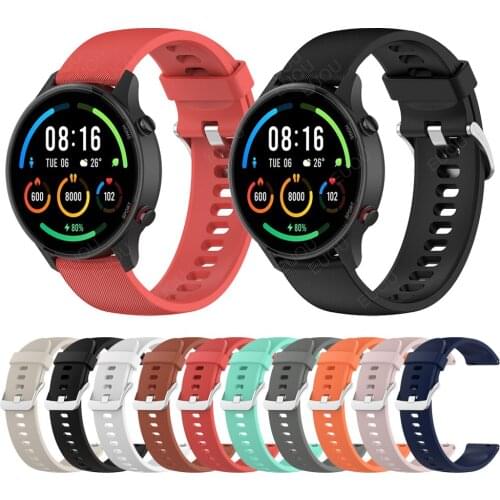 Silicone Strap Compatible For Xiaomi watch color sports edition Bands For Mi watch color Wristband Bracelet replace Accessories