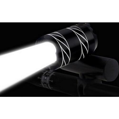 Bike light bicycle front headlights T6 night riding light flashlight mountain bike USB rechargeable headlight glare F1241YQ