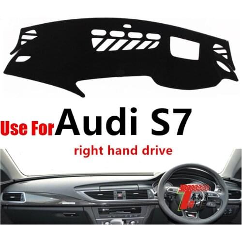 TAIJS Factory Sport non reflective Polyester Fibre Car Dashboard Cover For Audi S7 Right hand drive