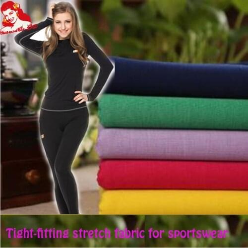160*100cm 1pc Good Stretch Fabric Sportswear Fabrics Polyester Spandex Fabric Sewing Material For Diy Tight-fitting Sportswear