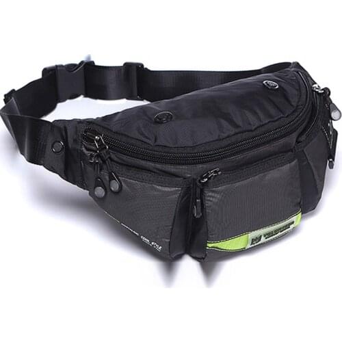 Men High Quality Waterproof Oxford Fanny Pack Bum Hip Belt Purse Pouch Shoulder Crossbody Messenger Military Chest Waist Bag