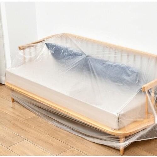 Japan Disposable Furniture Dustproof Cover Dust-proof Film Covers Plastic Film Sofa Cover