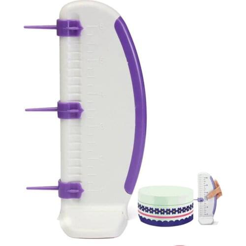 Fondant Molds Cake Decorating Tools 1PC Plastic Cake Ruler Cake Marker Leveler Decorator Garland Border Baking Tools For Cakes