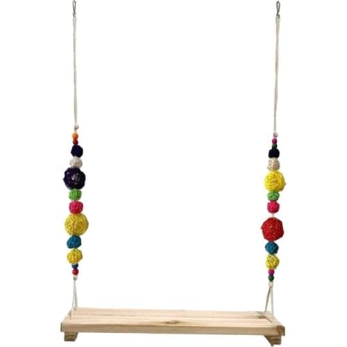 47'' Large Chicken Swing Chicken Toy for Large Bird Parrot Hens Macaw Trainning