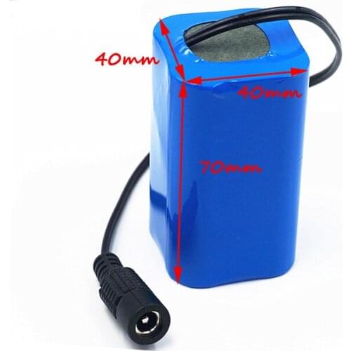 7.4V/ 8.4V Battery Pack 4400mAh18650 Battery 4.4Ah Rechargeable Batteries For Bicycle Headlights/CCTV/Camera/Tools/LED Laudation