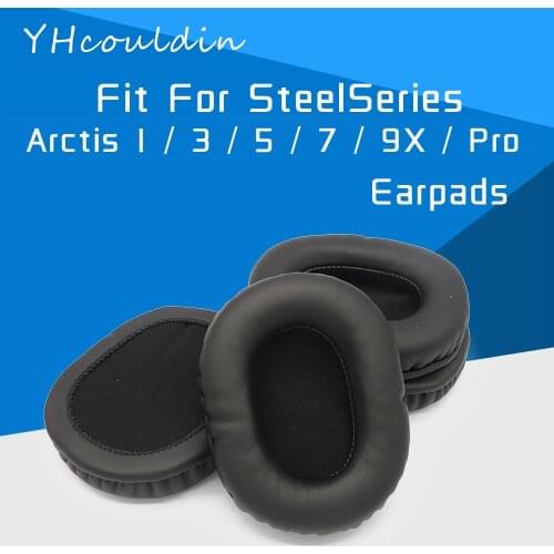 Earpads For SteelSeries Arctis Pro / 1 / 3 / 5 / 7 / 9x Gaming Headphone Accessaries Replacement Ear Cushions Material