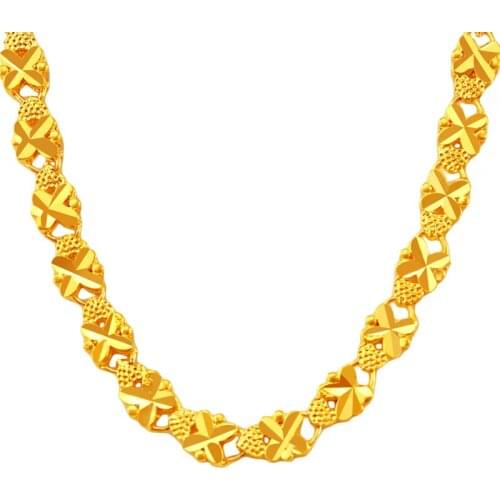 New gold chain heart leaves pendant necklace fashion jewelry multi layer necklaces for women accessories