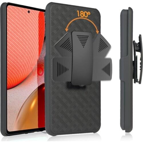 Running Sport Holster Back Case for Samsung A72 5G Swivel Belt Clip Cover for Samsung Galaxy A72 5G Armband Wrist Holder