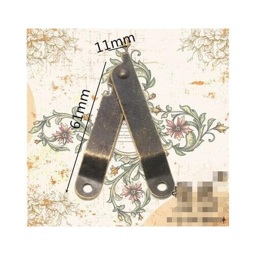 B-345 support box hardware hinge support hinge support bronze box 61MM*11MM