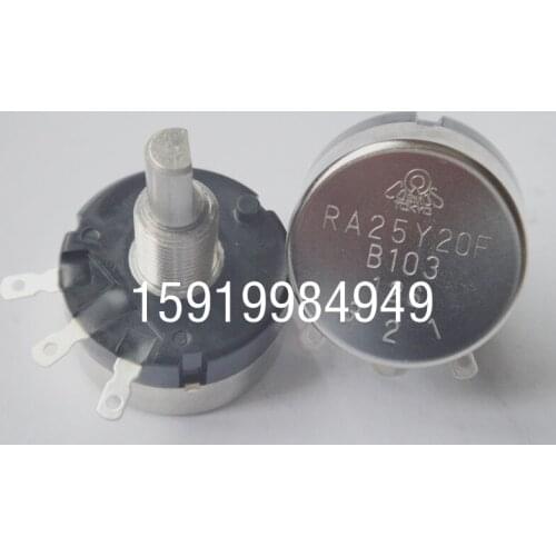 TOCOS imported genuine RA25Y20SB502 5K semi-shaft single winding wire potentiometer switch