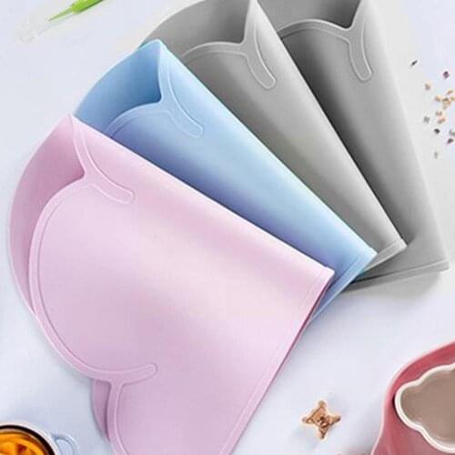 47*27*0.3cm Cloud Shape Placemat Kids Plate Mat High-quality Dining Placemats Home Supplies Tableware Table Silicone M0j9