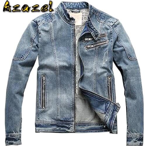 Summer and Spring Mens Jacket Denim Coats Casual Jeans Jackets Automotive Streetwear For Men European Brand Male Clothing A962