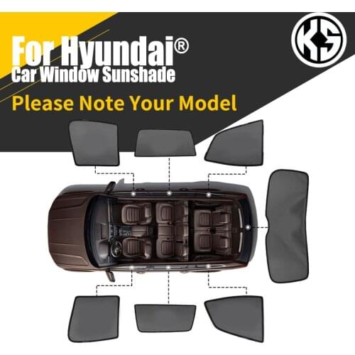 Magnetic Side Car Window Sunshade For Hyundai IX25 IX35 SONATA ELANTRA MISTRA Window Curtain Sun Shade Visor Summer Protection