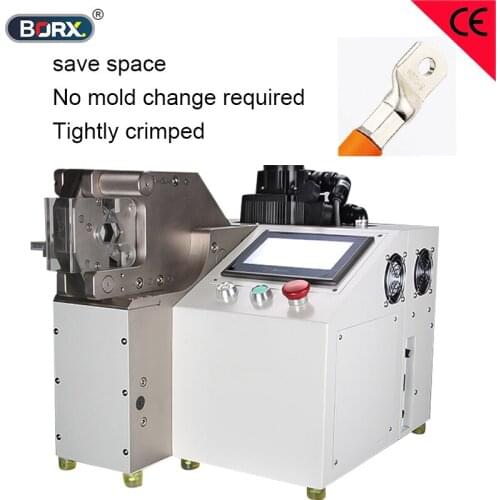 Servo Free Die Change Hexagonal Crimping machine large square thick wire connector clamping for new energy charging gun pile
