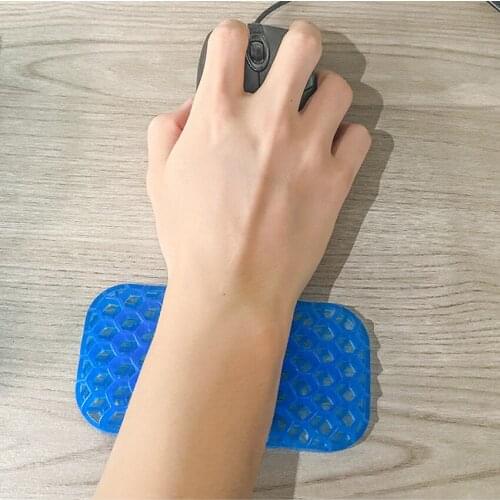 Soft Gel Mouse Wrist Rest, Cool Ergonomic Mouse Pad Wrist Pad TPE Wrist Support, Wrist Pain Relief for Laptop, Computer