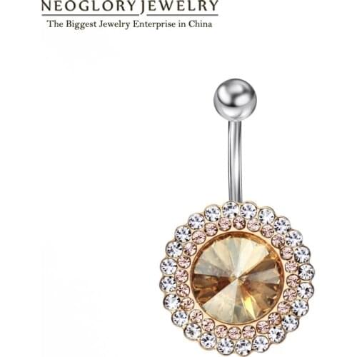 Neoglory Hot Sexy Fashion Belly Piercing Body Jewelry Navel & Bell Button Rings Rhinestone Summer 2020 New